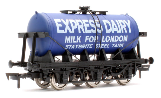 4F-031-154 6 Wheel Milk Tanker Express Dairy - Weathered