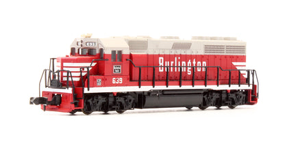 Pre-Owned 48521 GP40 Diesel Locomotive Burlington - Road #639