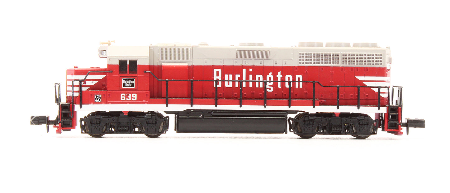 Pre-Owned 48521 GP40 Diesel Locomotive Burlington - Road #639