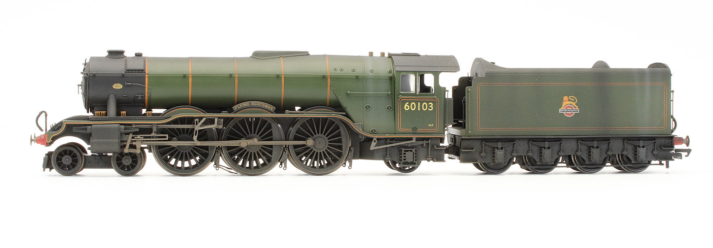 Pre-Owned Class A3 4-6-2 60103 'Flying Scotsman' BR with Steam Generator (Diecast footplate and flickering firebox) Steam Locomotive - DCC Sound & Smoke - Custom Weathered