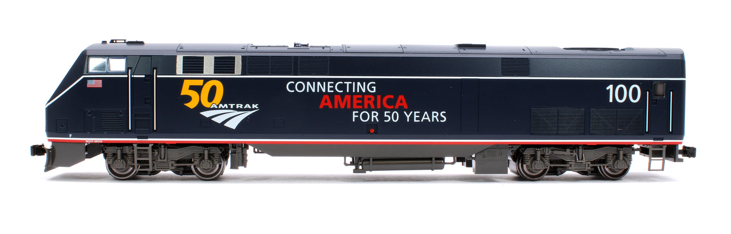 P42 Genesis Amtrak 100 W/Anniversary Logo PhV Diesel Locomotive