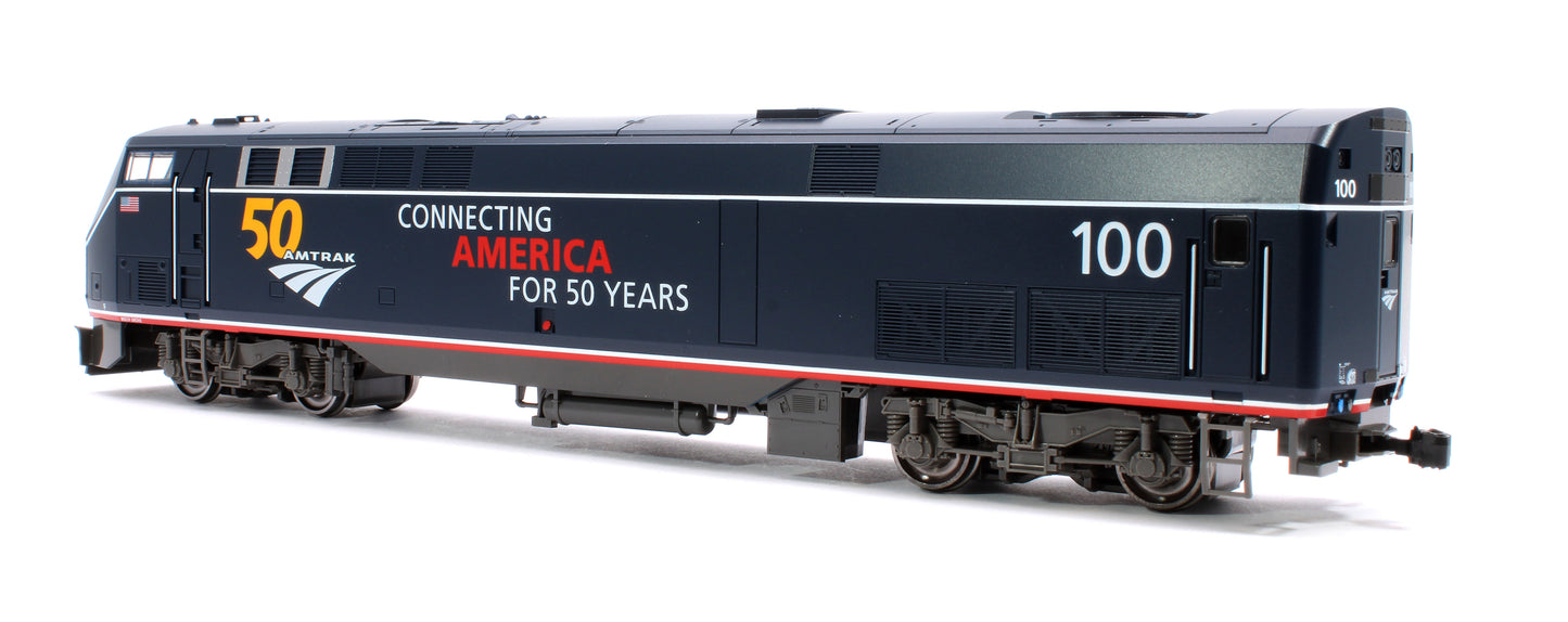 P42 Genesis Amtrak 100 W/Anniversary Logo PhV Diesel Locomotive