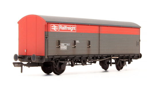 Pre-Owned 38-128 BR VBA Van BR Railfreight Red & Grey 200294 - Renumbered & Custom Weathered
