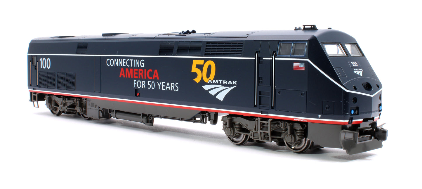 P42 Genesis Amtrak 100 W/Anniversary Logo PhV Diesel Locomotive