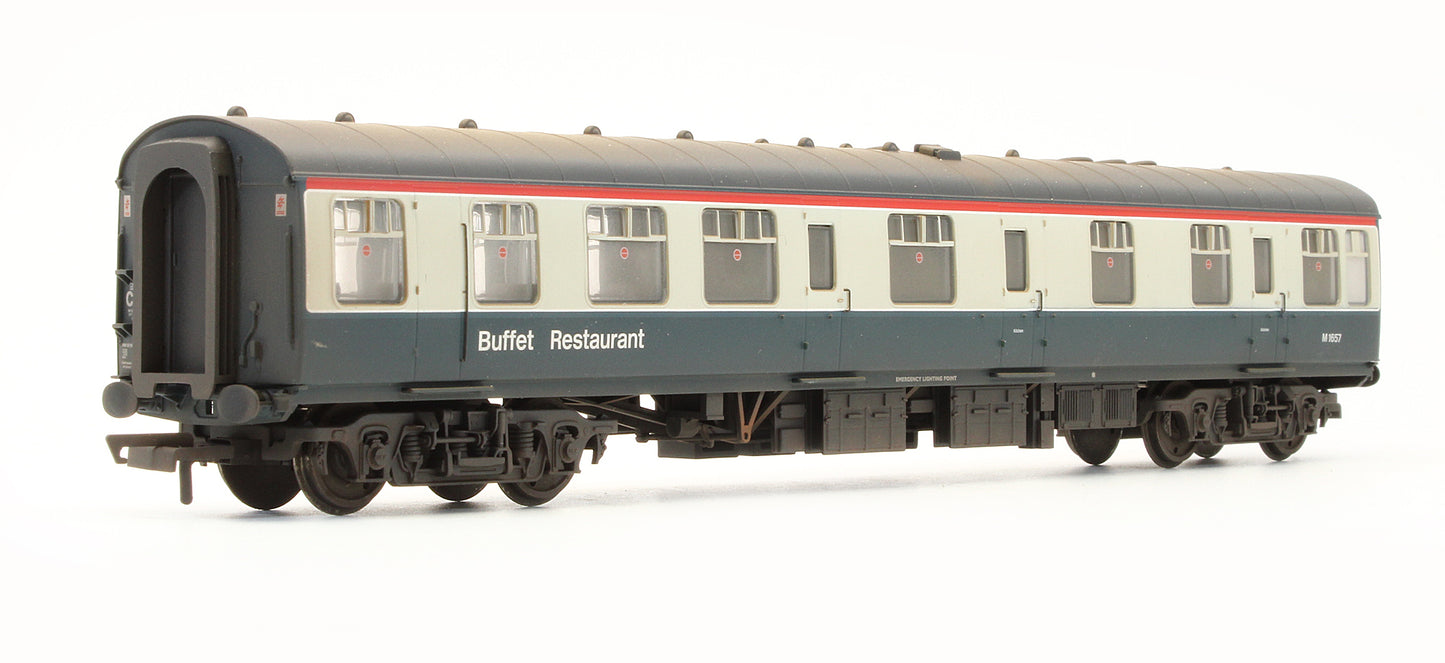 Pre-Owned BR Blue & Grey MK1 Catering (RBR) Coach No.M1657 - Custom Weathered