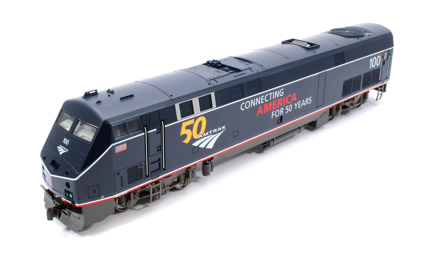 P42 Genesis Amtrak 100 W/Anniversary Logo PhV Diesel Locomotive