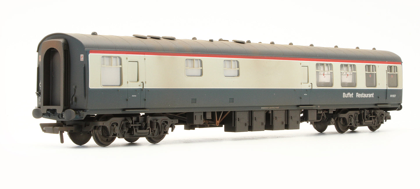 Pre-Owned BR Blue & Grey MK1 Catering (RBR) Coach No.M1657 - Custom Weathered
