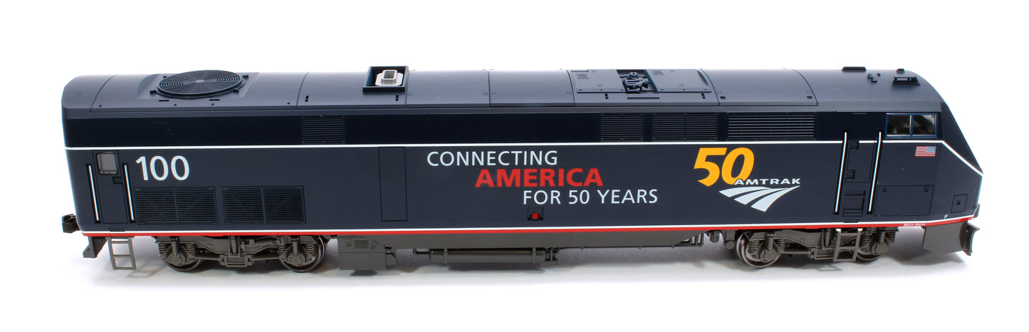 P42 Genesis Amtrak 100 W/Anniversary Logo PhV Diesel Locomotive