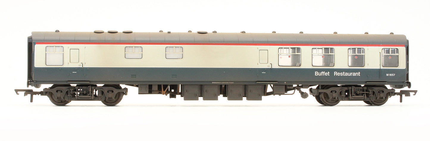 Pre-Owned BR Blue & Grey MK1 Catering (RBR) Coach No.M1657 - Custom Weathered