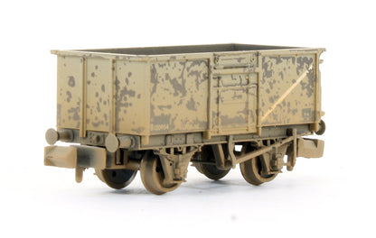 Pre-Owned Triple Pack of BR Grey 16 Ton Mineral Wagons - Weathered