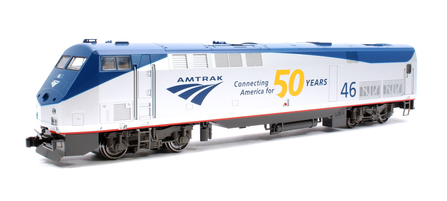 P42 Genesis Amtrak 46 W/Anniversary Logo PhV Diesel Locomotive