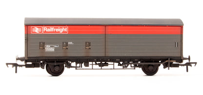 Pre-Owned 38-128 BR VBA Van BR Railfreight Red & Grey 200586 - Renumbered & Custom Weathered