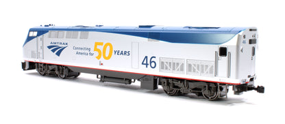 P42 Genesis Amtrak 46 W/Anniversary Logo PhV Diesel Locomotive