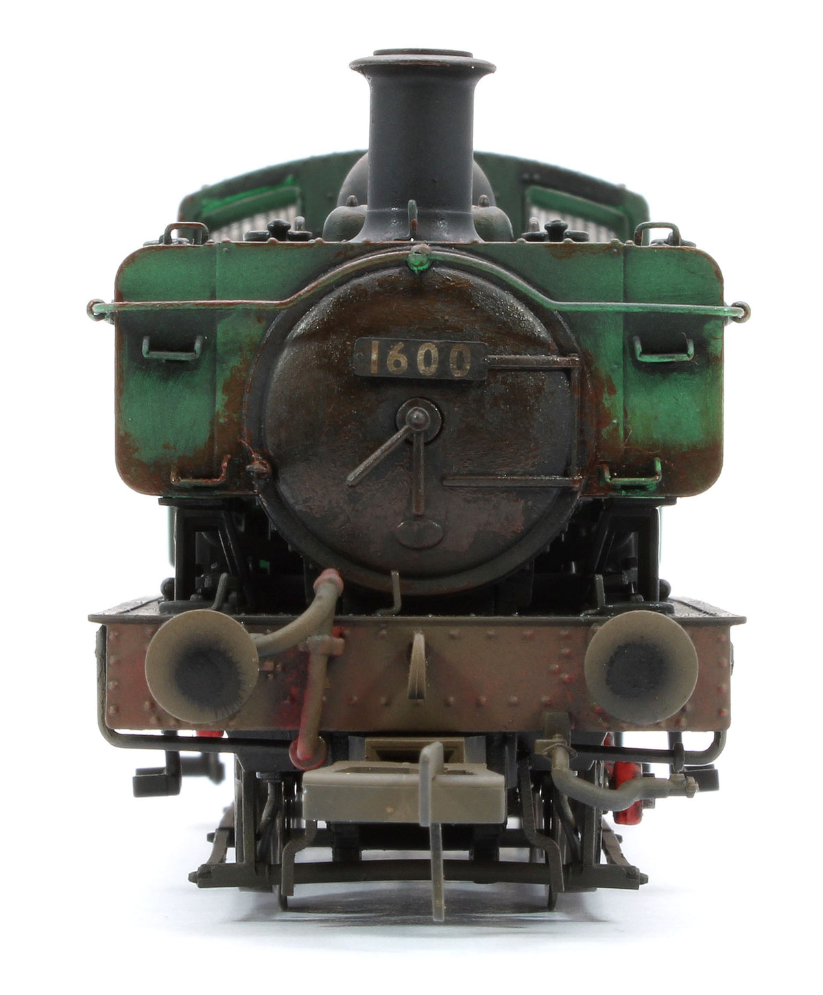 Bespoke Weathered MR-309A Class 16xx 0-6-0PT National Coal Board NCB Green 1600 Stream Locomotive - Heavy Weathering