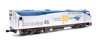 P42 Genesis Amtrak 46 W/Anniversary Logo PhV Diesel Locomotive