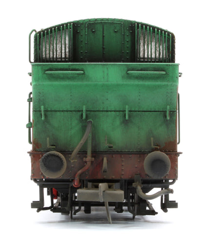 Bespoke Weathered MR-309A Class 16xx 0-6-0PT National Coal Board NCB Green 1600 Stream Locomotive - Heavy Weathering