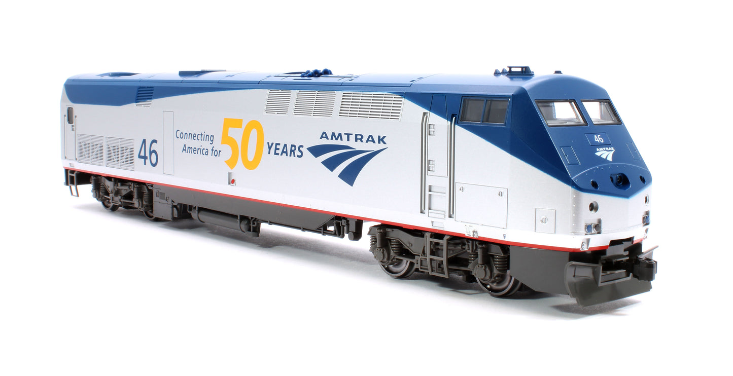 P42 Genesis Amtrak 46 W/Anniversary Logo PhV Diesel Locomotive