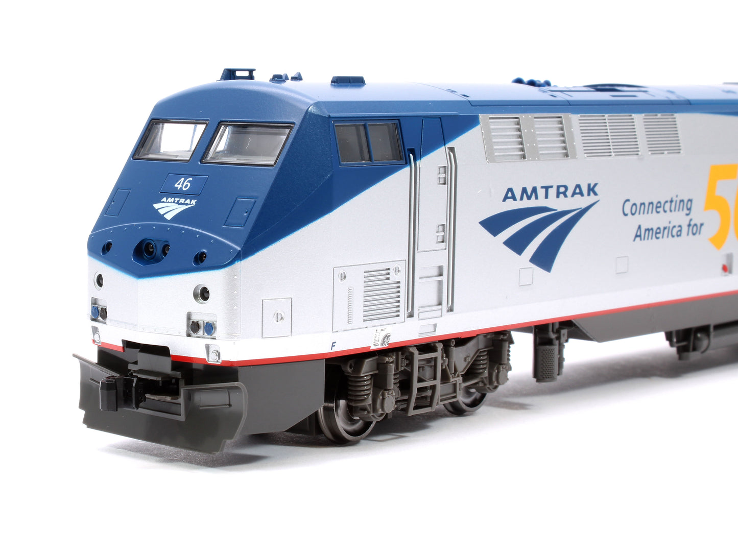 P42 Genesis Amtrak 46 W/Anniversary Logo PhV Diesel Locomotive