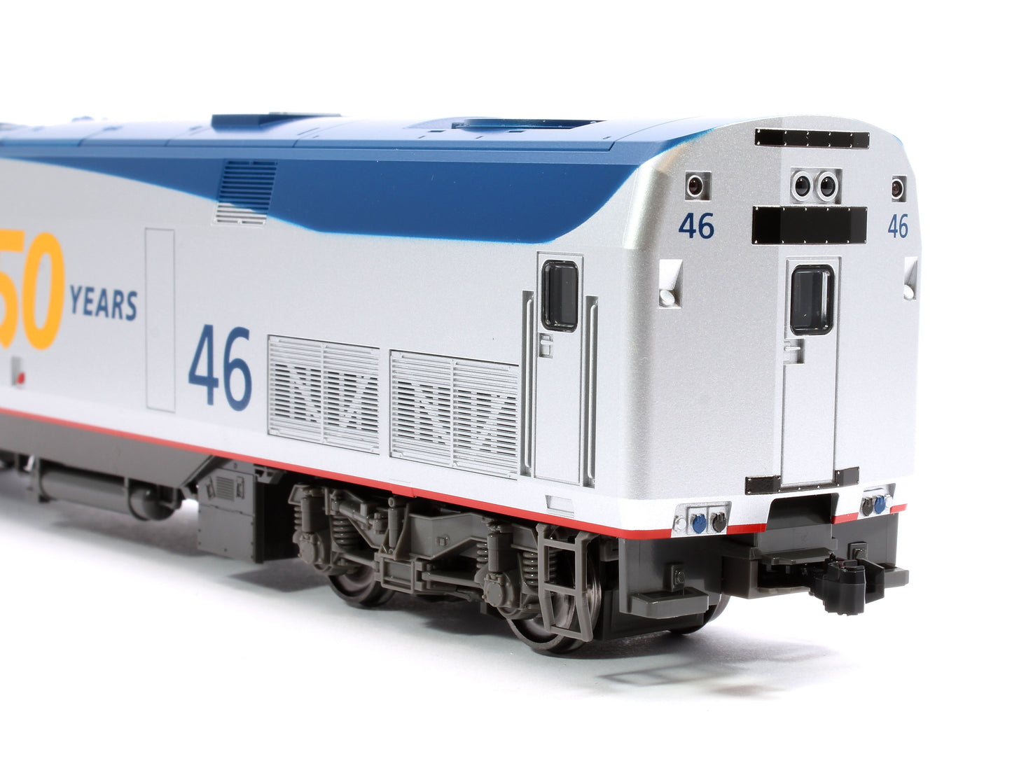 P42 Genesis Amtrak 46 W/Anniversary Logo PhV Diesel Locomotive