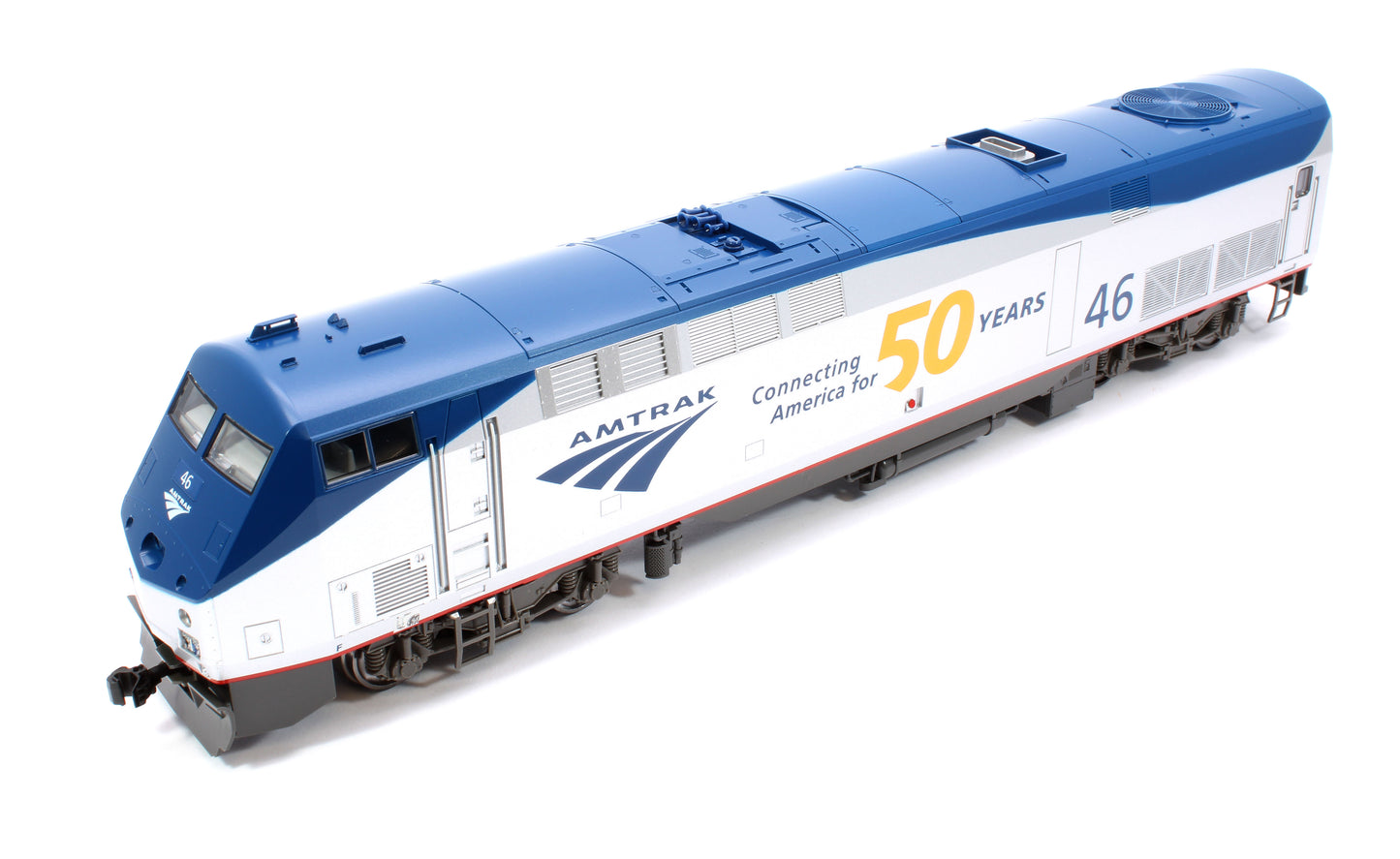 P42 Genesis Amtrak 46 W/Anniversary Logo PhV Diesel Locomotive