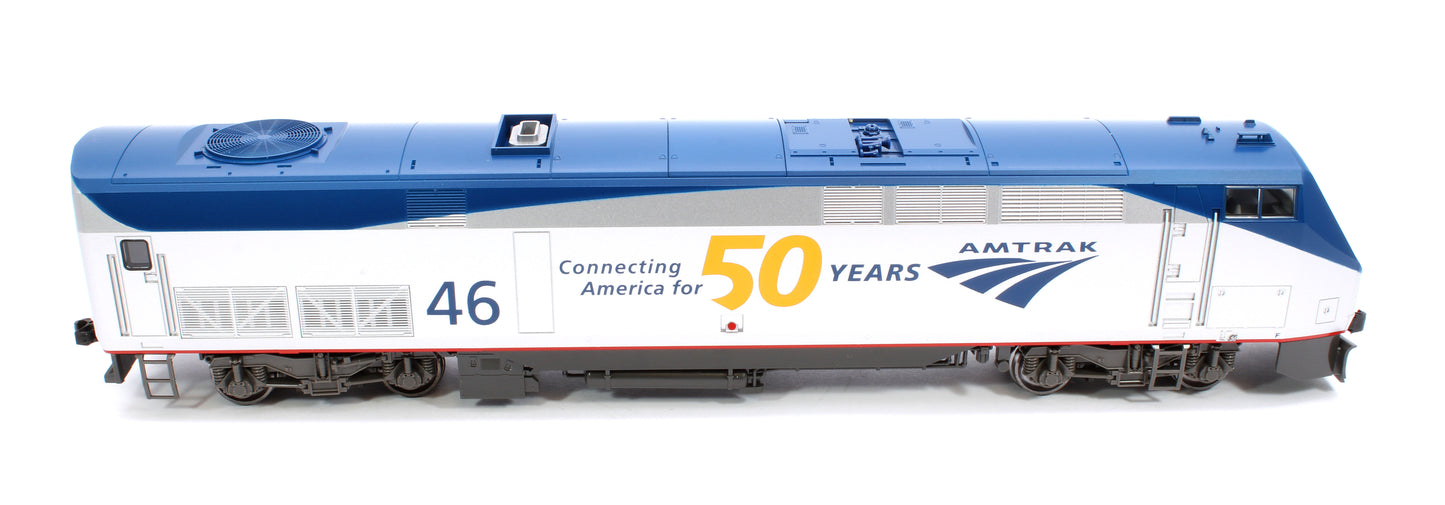 P42 Genesis Amtrak 46 W/Anniversary Logo PhV Diesel Locomotive