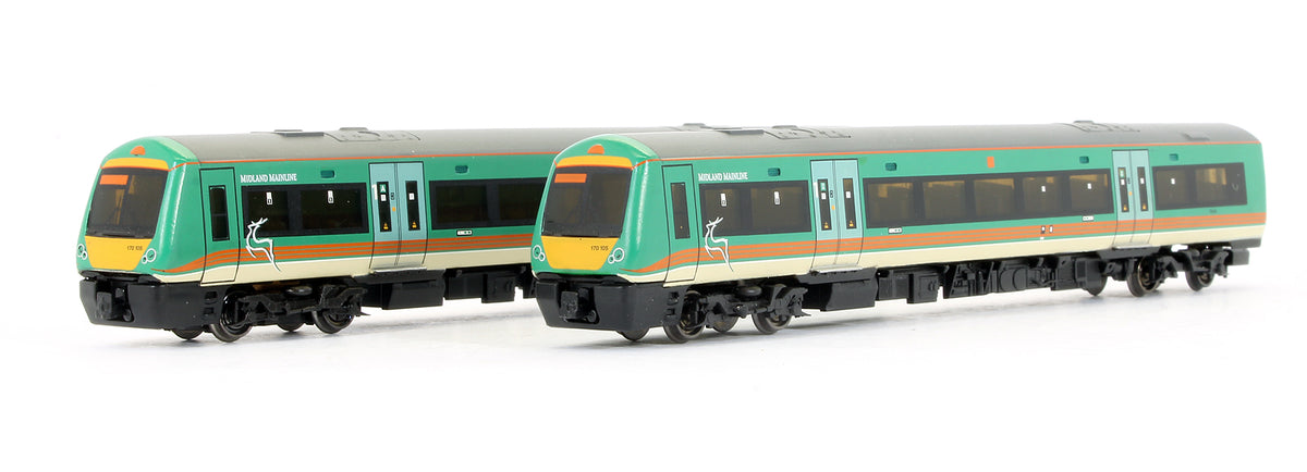 Pre-Owned 170/1 Turbostar 2 Car DMU Midland Mainline - DCC Fitted