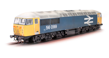 Pre-Owned BR Large Logo Blue Class 56099 (Tinsley) Diesel Locomotive - Custom Weathered