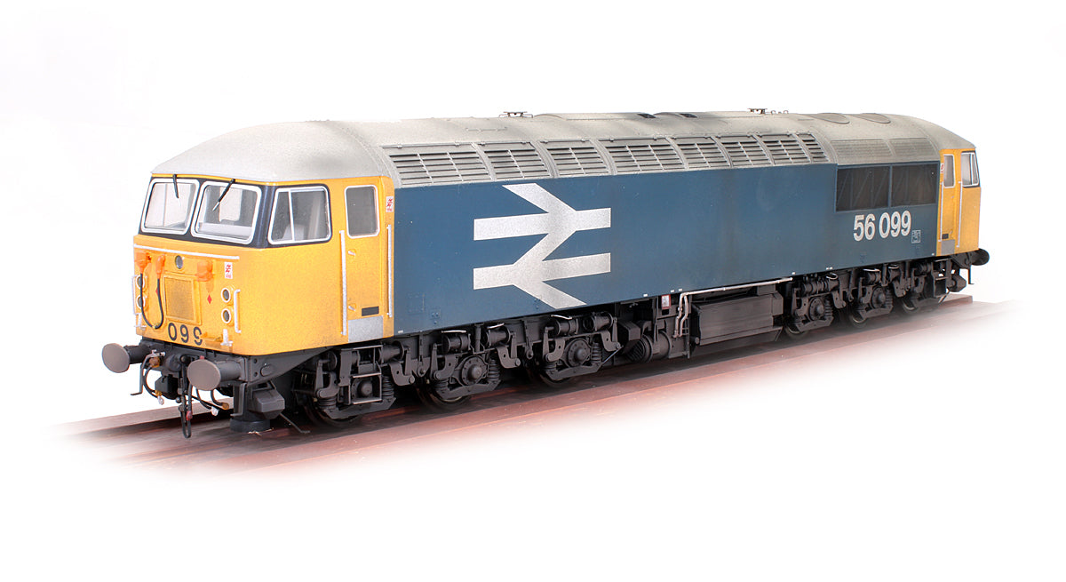 Pre-Owned BR Large Logo Blue Class 56099 (Tinsley) Diesel Locomotive - Custom Weathered