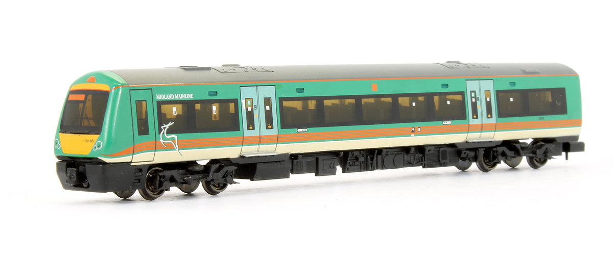 Pre-Owned 170/1 Turbostar 2 Car DMU Midland Mainline - DCC Fitted