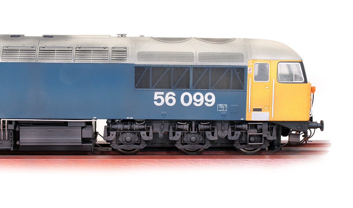 Pre-Owned BR Large Logo Blue Class 56099 (Tinsley) Diesel Locomotive - Custom Weathered