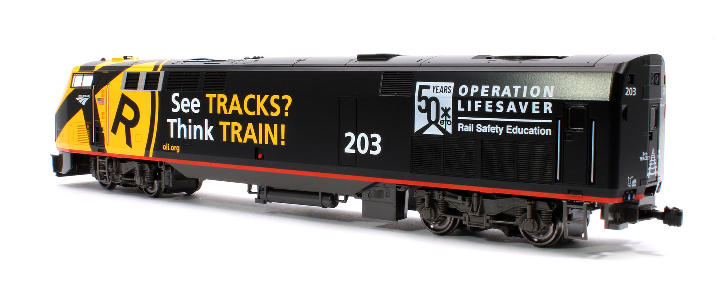 P42 Genesis Amtrak 'Operation Lifesaver' No.203 Diesel Locomotive