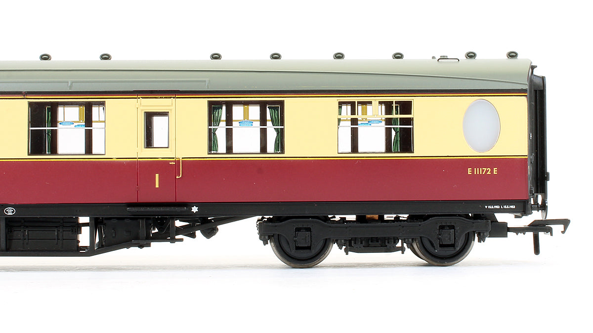 Pre-Owned 34-486 Thompson 1st Class Corridor BR Crimson & Cream 'E11172E'