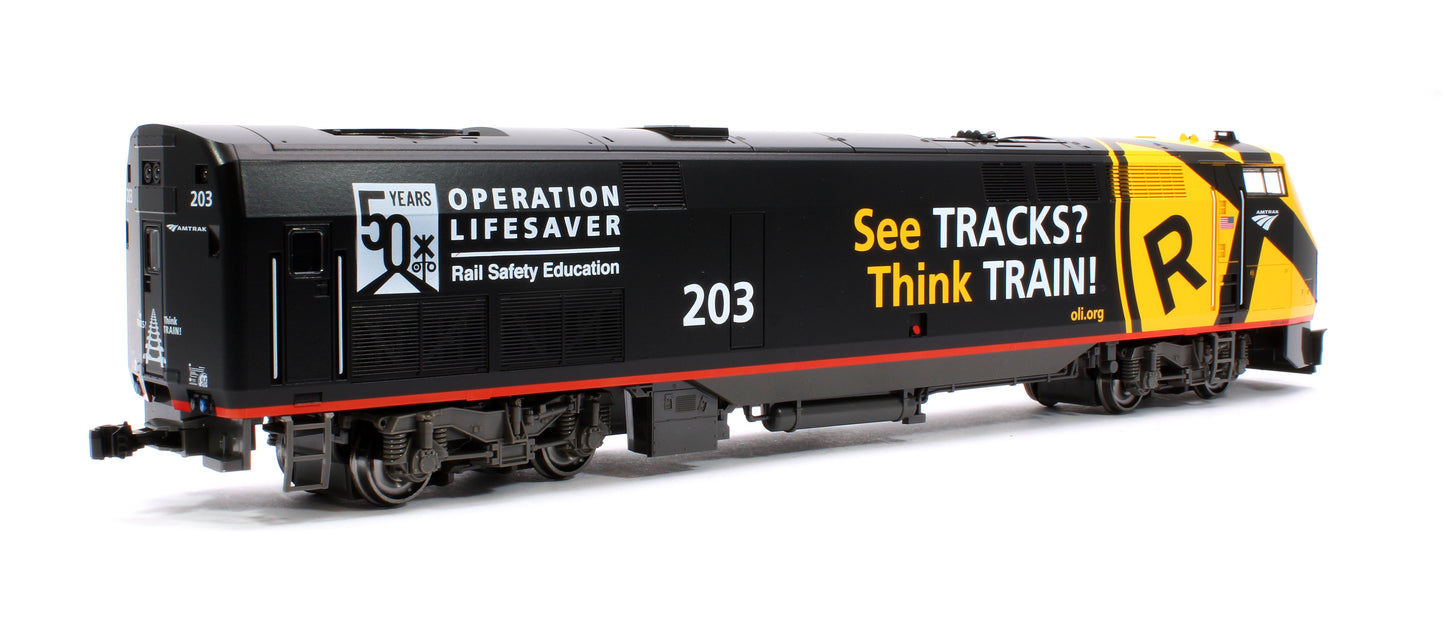 P42 Genesis Amtrak 'Operation Lifesaver' No.203 Diesel Locomotive