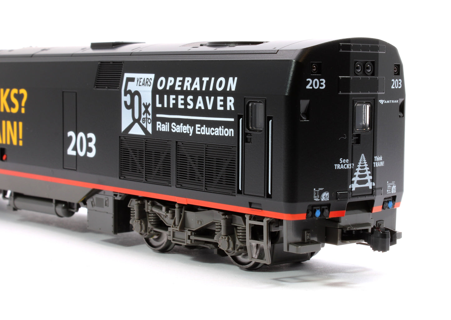 P42 Genesis Amtrak 'Operation Lifesaver' No.203 Diesel Locomotive