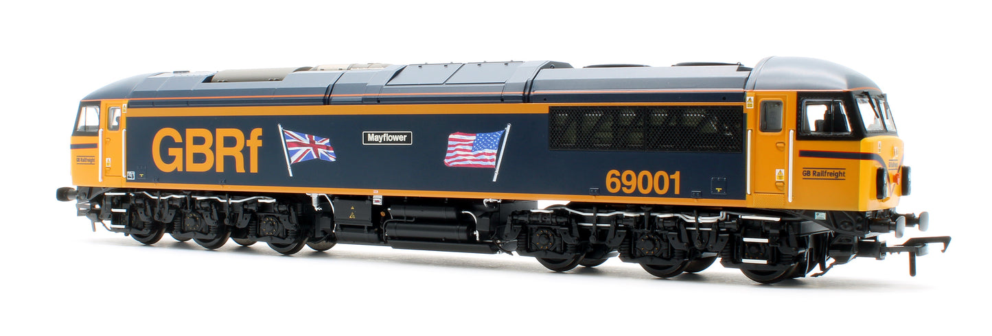 Class 69 69001 'Mayflower' GBRf (UK & US Flags) Diesel Locomotive