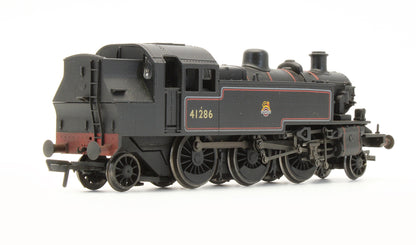 Pre-Owned Ivatt Tank 41286 Push Pull Fitted BR Lined Black Early Crest Steam Locomotive - Weathered