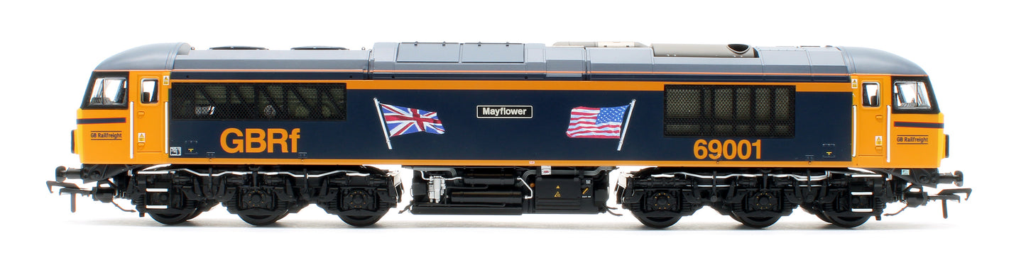 Class 69 69001 'Mayflower' GBRf (UK & US Flags) Diesel Locomotive