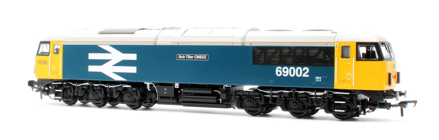 Class 69 69002 'Bob Tiller CM&EE' BR Blue (Large Logo) (GBRf) Diesel Locomotive - DCC Sound Deluxe