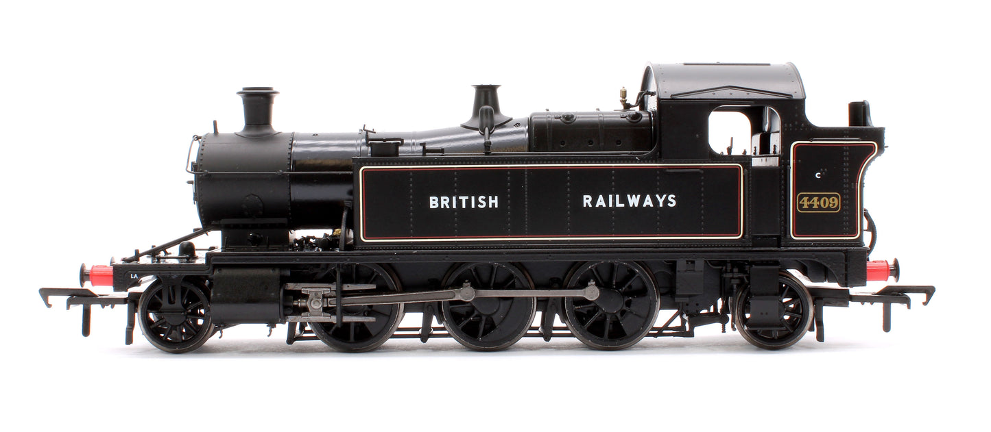 GWR 44XX ‘Small Prairie’ British Railways (sans serif) Lined Black No.4409 2-6-2T Steam Locomotive