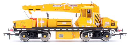 E87108 Plasser 12T YOB Diesel-Hydraulic Crane DRP81515 BR Departmental Yellow