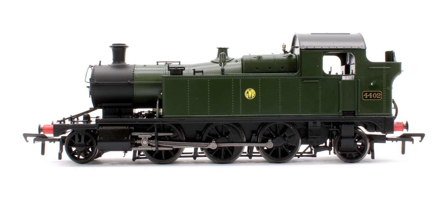 GWR 44XX ‘Small Prairie’ GWR Green with 'Shirtbutton' Roundel No.4402 2-6-2T Steam Locomotive - DCC Sound