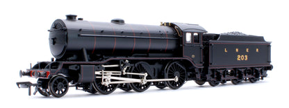 Pre-Owned LNER K3 Flared Tender 203 LNER Lined Black Steam Locomotive