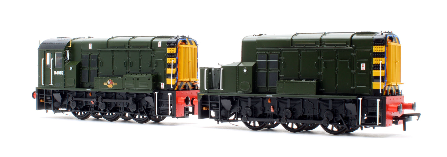 Class 13 D4502 BR Green (Wasp Stripes) Diesel Locomotive - DCC Sound