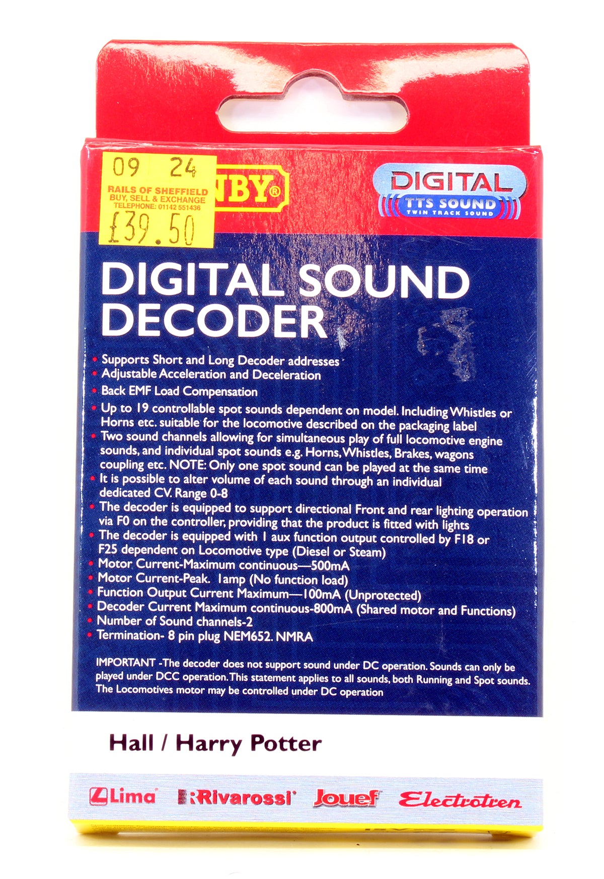Pre-Owned TTS Digital Sound Decoder - Hall / Harry Potter