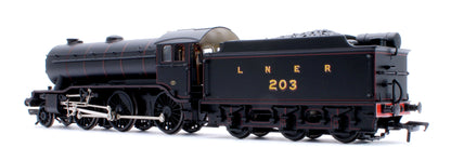 LNER K3 Flared Tender 203 LNER Lined Black Steam Locomotive