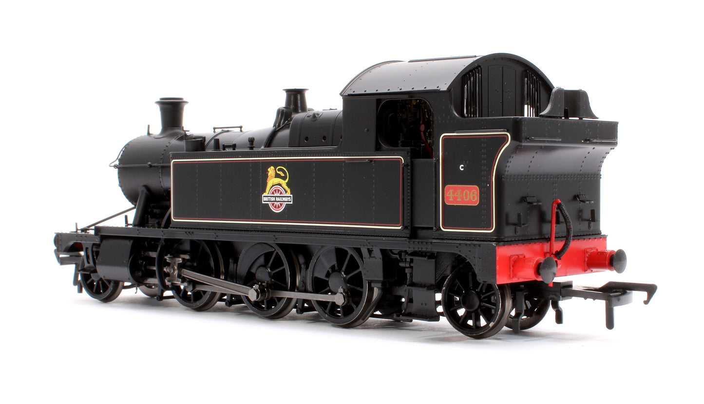 GWR 44XX ‘Small Prairie’ BR Early Crest Lined Black No.4406 2-6-2T Steam Locomotive - DCC Sound
