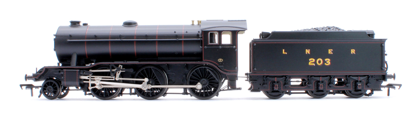 LNER K3 Flared Tender 203 LNER Lined Black Steam Locomotive