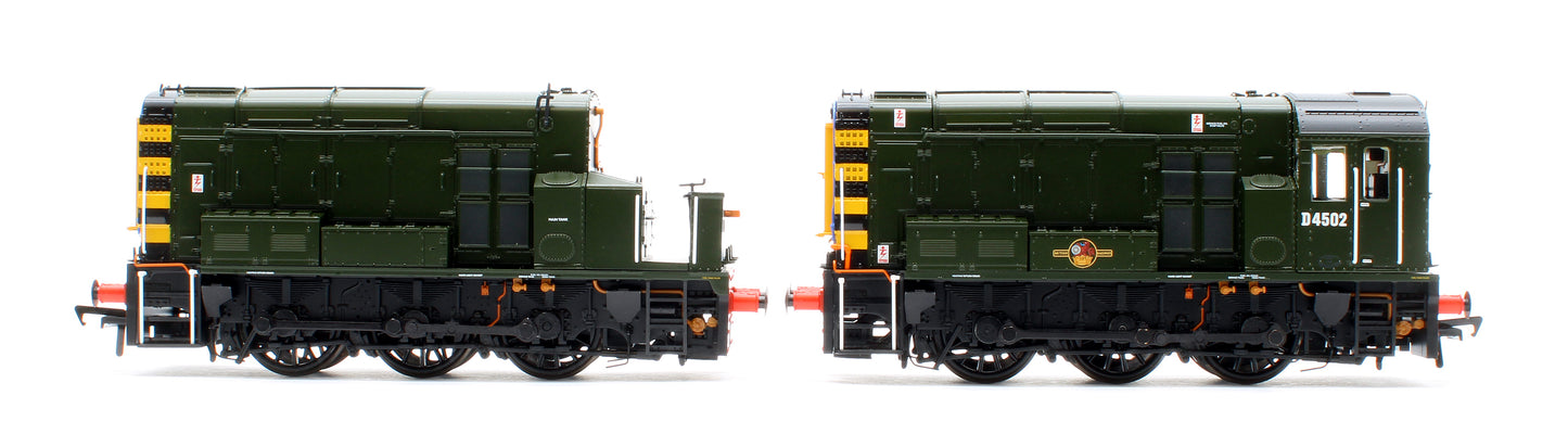 Class 13 D4502 BR Green (Wasp Stripes) Diesel Locomotive - DCC Sound