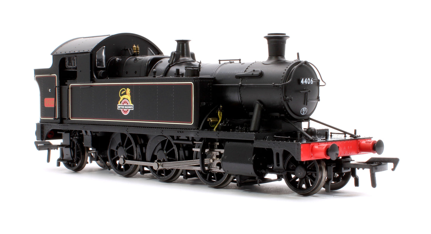 GWR 44XX ‘Small Prairie’ BR Early Crest Lined Black No.4406 2-6-2T Steam Locomotive - DCC Sound