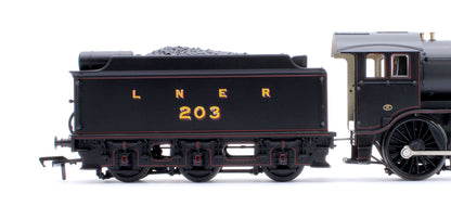 LNER K3 Flared Tender 203 LNER Lined Black Steam Locomotive